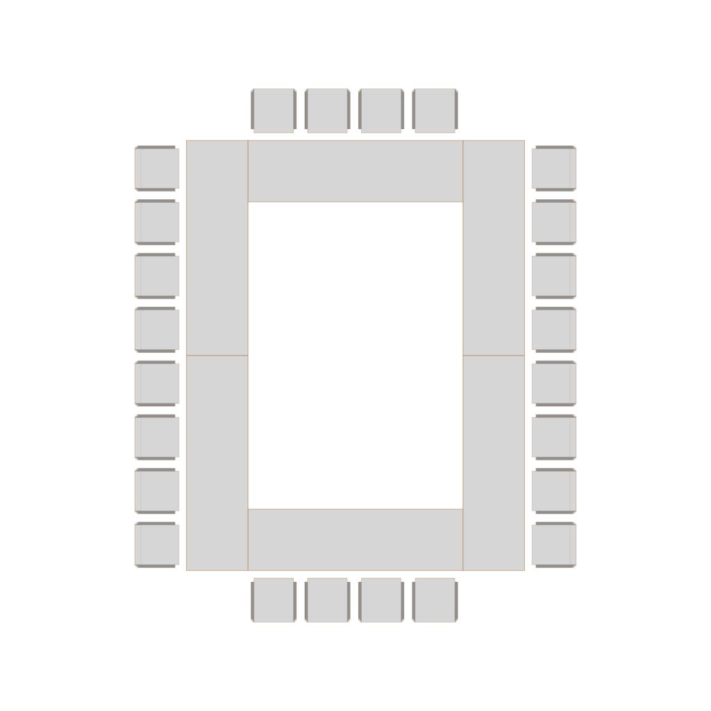 Hollow Rectangle Layout