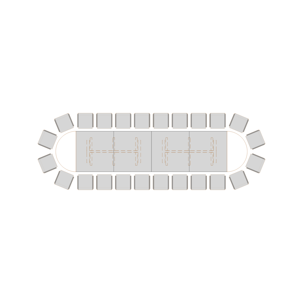 Oval Baordroom Layout