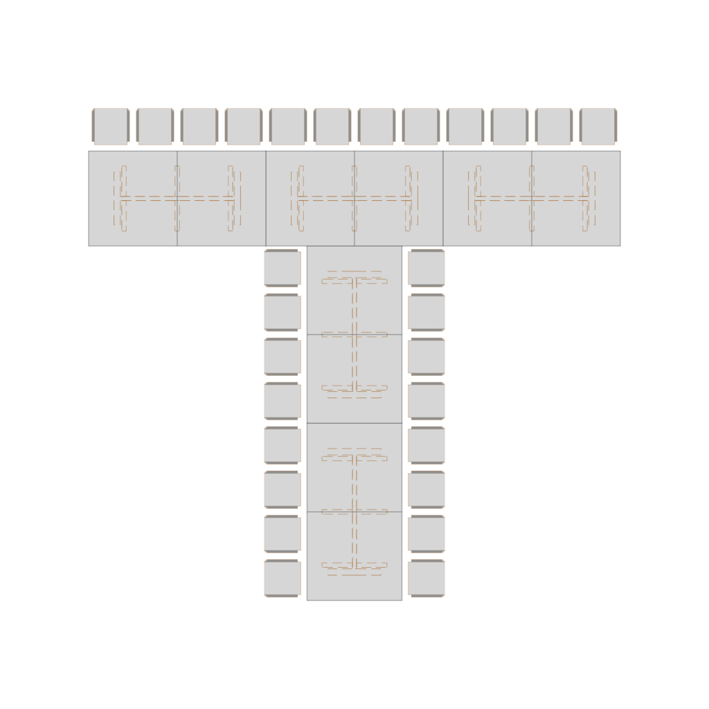 T Shape Layout